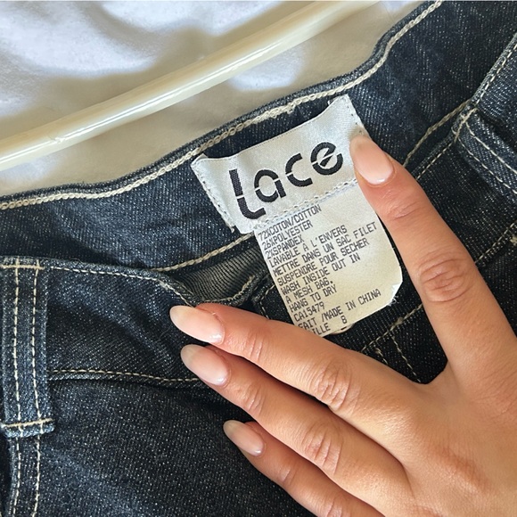 Y2K embroidered dark wash jeans - Picture 8 of 8